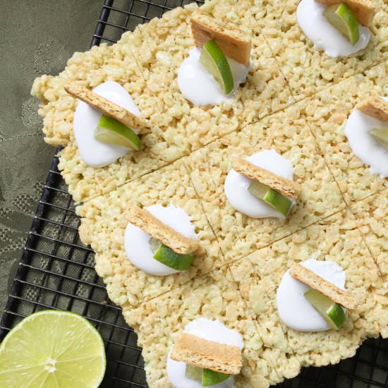 Key Lime Pie Crispy Treats - Recipe photo by therebelchick