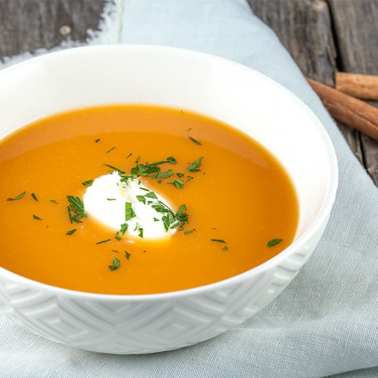 Sweet Potato Soup - Recipe photo by ohmydish