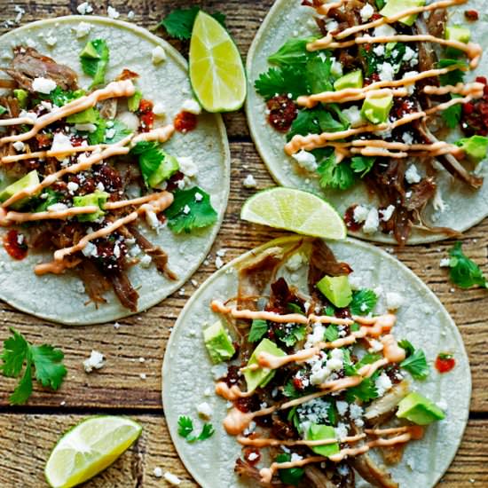Carnita Tacos - Recipe photo by Cooks With Cocktails