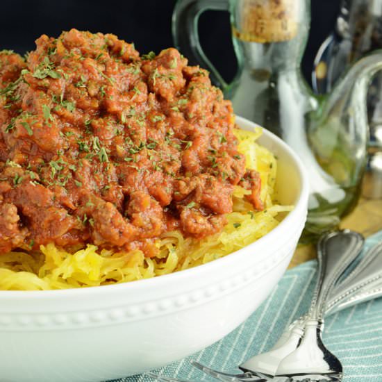 Skinny Slow Cooker Bolognese Sauce - Recipe photo by ishouldbemoppingthefloor