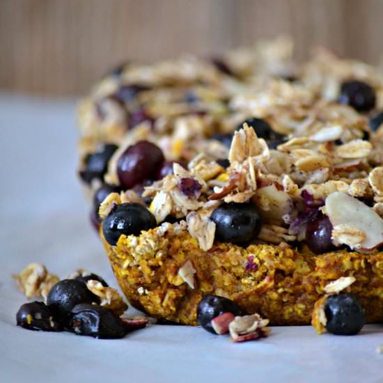 Blueberry & Pumpkin Breakfast Bars - Recipe photo by the_secret_ingredient_is