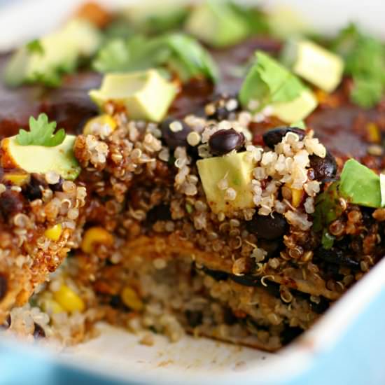 Quinoa Enchilada Bake - Recipe photo by crissy0316