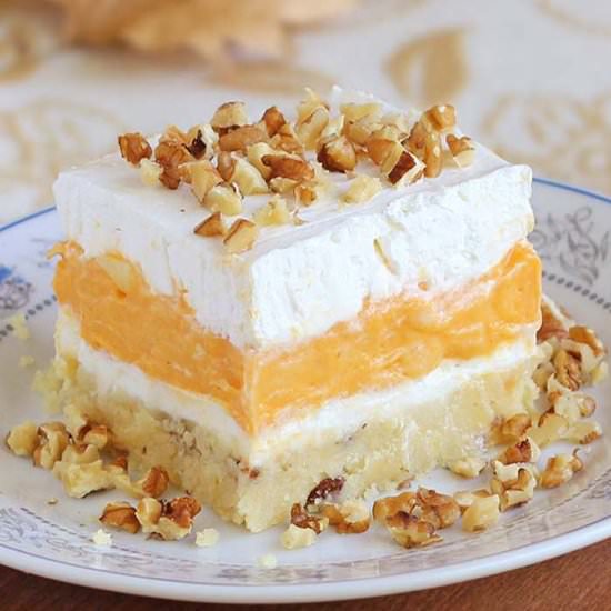 Pumpkin Delight Dessert - Recipe photo by cakescottage