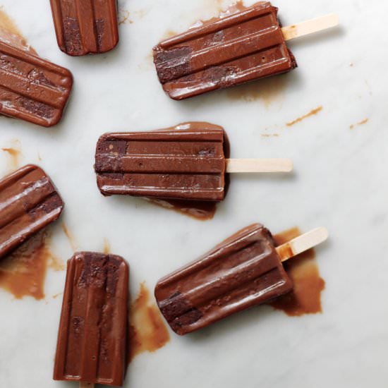 Fudge Brownie Popsicles - Recipe photo by sheri silver