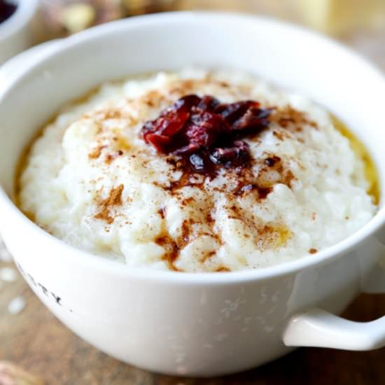 Norwegian Porridge (Risgrøt) - Recipe photo by misspickledplum