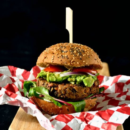 Marmite & Chili Quarterpounder - Recipe photo by thevegspace