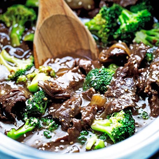 Slow Cooker Broccoli and Beef - Recipe photo by littlespicejar