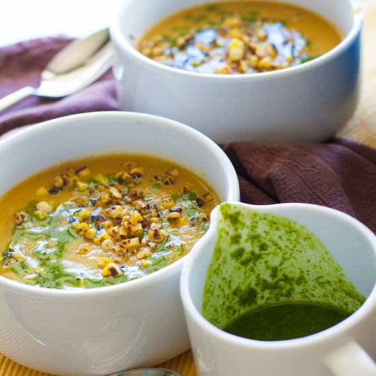 Delicata Squash Soup - Recipe photo by thesunnypalate