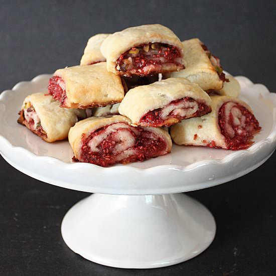 Vegan Raspberry Rugelach - Recipe photo by June Burns
