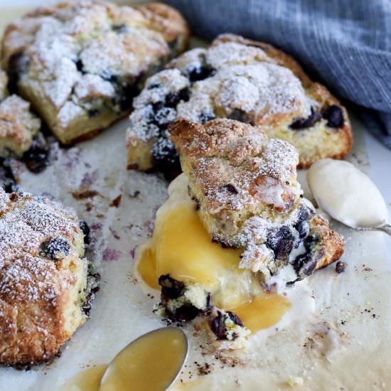 Lemon Blueberry Scones - Recipe photo by thebrickkitchen