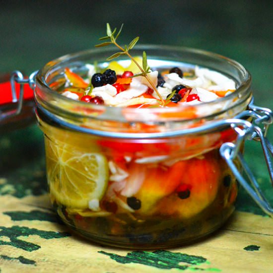 Pikliz - Recipe photo by Haiti Bites