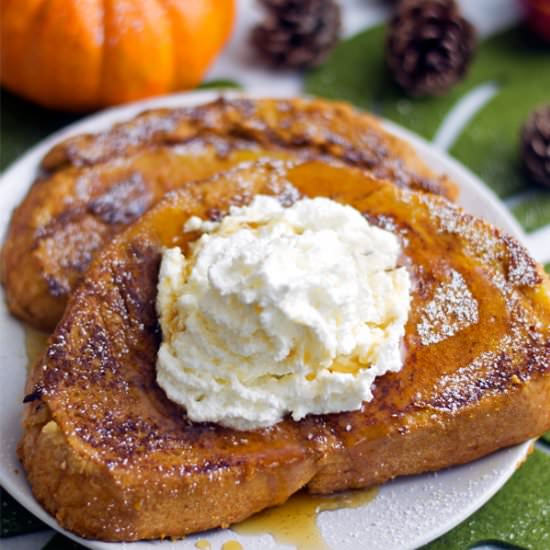 Pumpkin Spice French Toast - Recipe photo by cookingdivine
