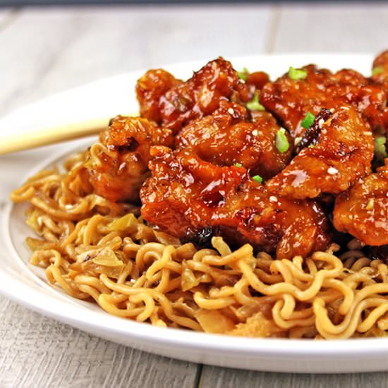Panda Express Orange Chicken - Recipe photo by dinnerthendessert