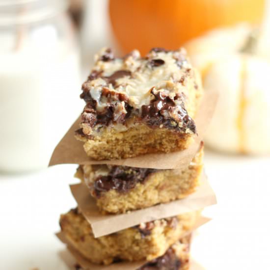 Layered Pumpkin Cookie Bars - Recipe photo by prettylifegirls