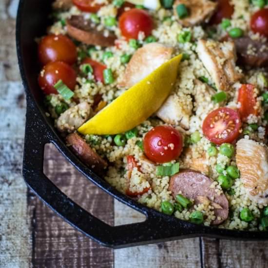 Couscous "Paella" - Recipe photo by thewanderlustkitchen