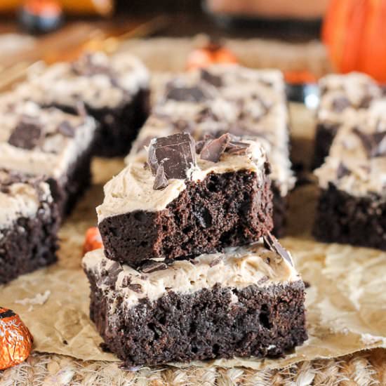 Pumpkin Spice Latte Brownies - Recipe photo by bakerita