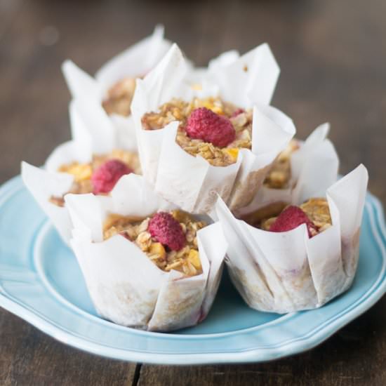 Baked Oatmeal "Muffins" - Recipe photo by GourmetMommy