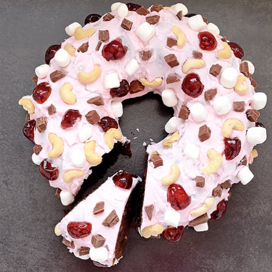 Rocky Road Chocolate Cake - Recipe photo by hungrygals