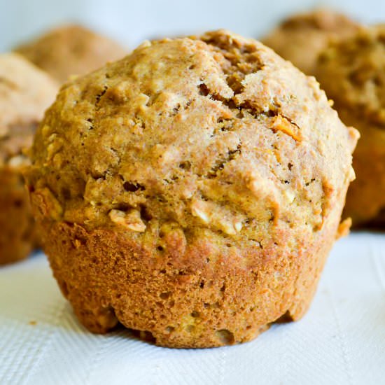 Butternut Squash Muffins - Recipe photo by ThisRunnersRecipes