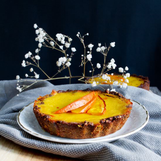 No Grain No Sugar Pumpkin Pie - Recipe photo by The Chick Who Eats