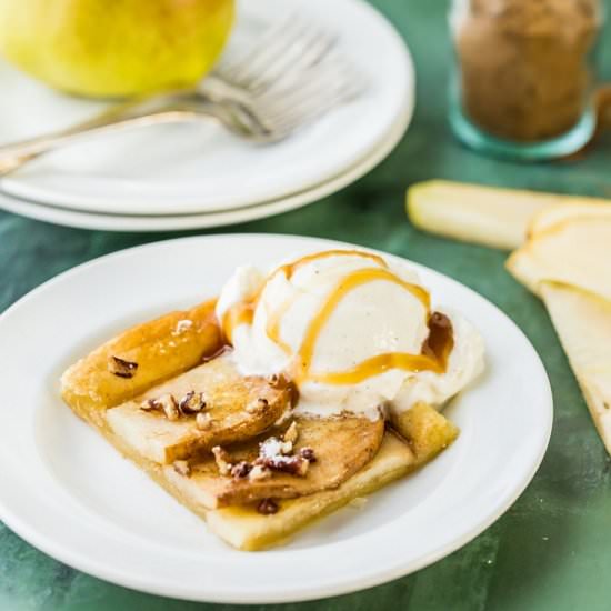 Easy Pear Tart - Recipe photo by the cookie rookie