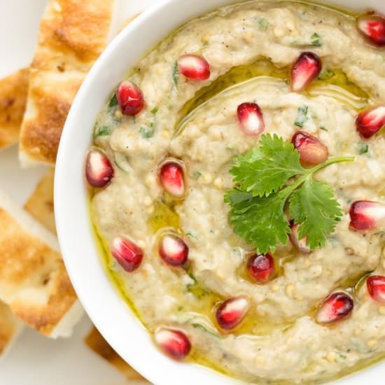 Smokey Eggplant Dip - Recipe photo by brisketandbagels