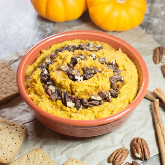 Pumpkin Pie Hummus - Recipe photo by Watch Learn Eat