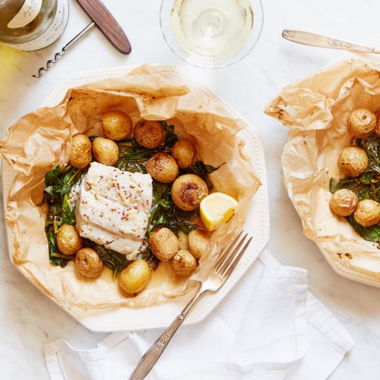 Baked Pollock in Parchment - Recipe photo by Marley Spoon