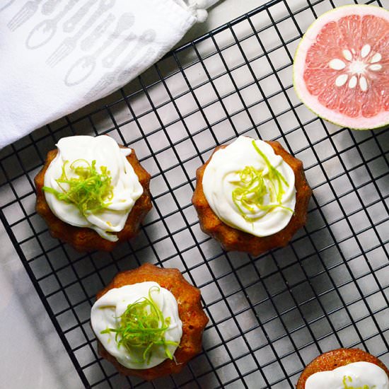 Carrot Rapadou Cup Cake - Recipe photo by Haiti Bites