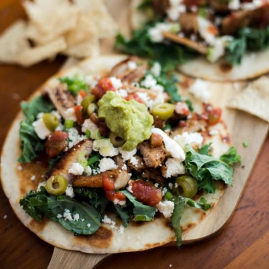 Simple Pork Tostada - Recipe photo by CelebratingEverydayLife