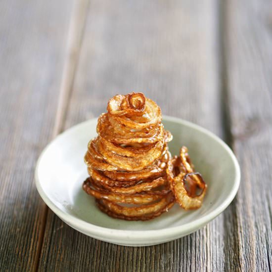 Crispy Shallots - Recipe photo by simply sated