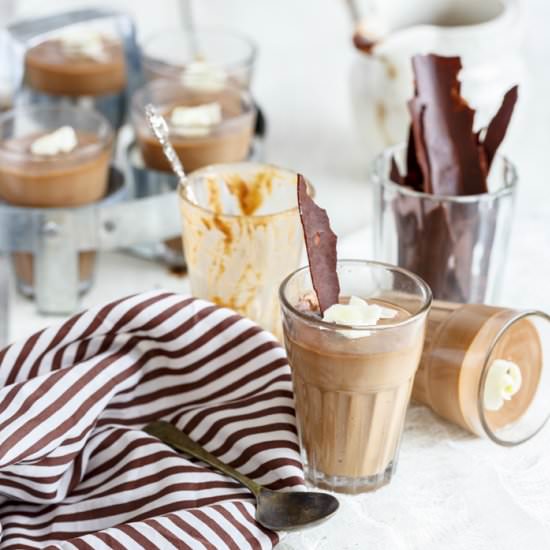 Chocolate Panna Cotta - Recipe photo by Sandhya Hariharan