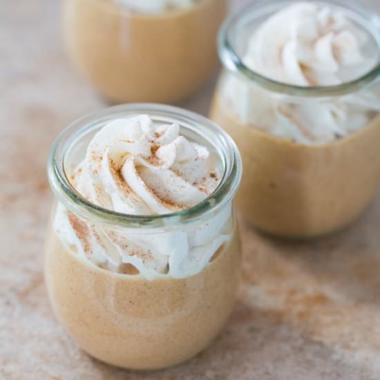 High protein pumpkin mousse - Recipe photo by EatGood4Life
