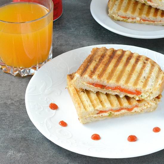 Spicy Paneer Sandwich - Recipe photo by ruchiskitchen