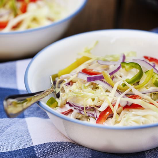 Spicy Jalapeno and Lime Coleslaw - Recipe photo by justalittlebitofbacon