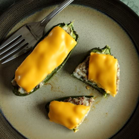 Philly CheeseSteak Jalapeno Poppers - Recipe photo by Simply Playful Fare