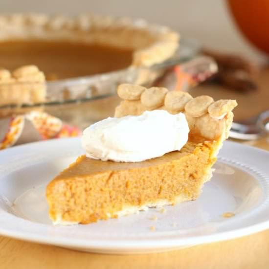 Gluten Free Honey Pumpkin Pie - Recipe photo by flippindelicious