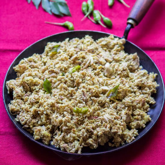 Tender Jackfruit Stir Fry - Recipe photo by Palaharam