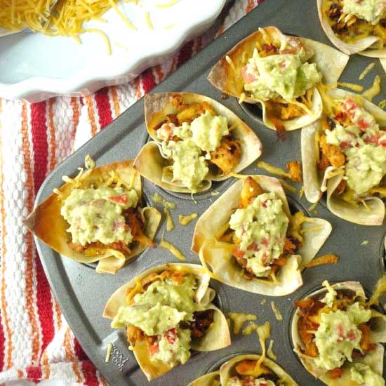 Cheesy Chipotle Chicken Tacos Bites - Recipe photo by healthyrecipeecstasy