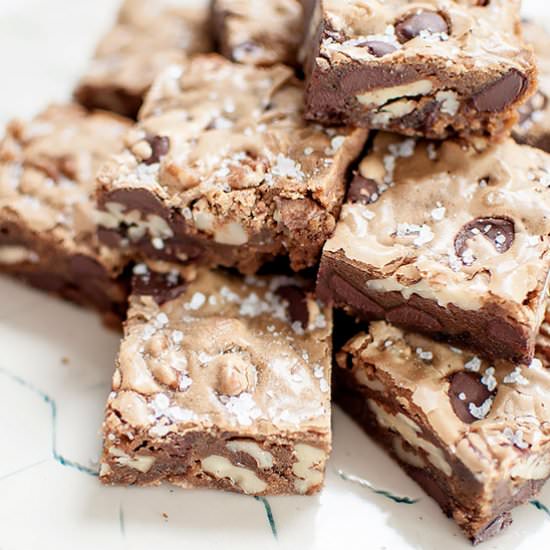 Sea Salt Blondies - Recipe photo by chickytreats