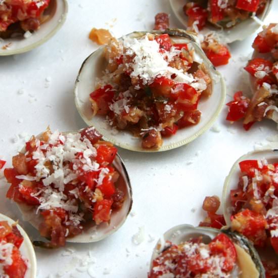 Clams Casino - Recipe photo by thebrookcook.wordpress.com