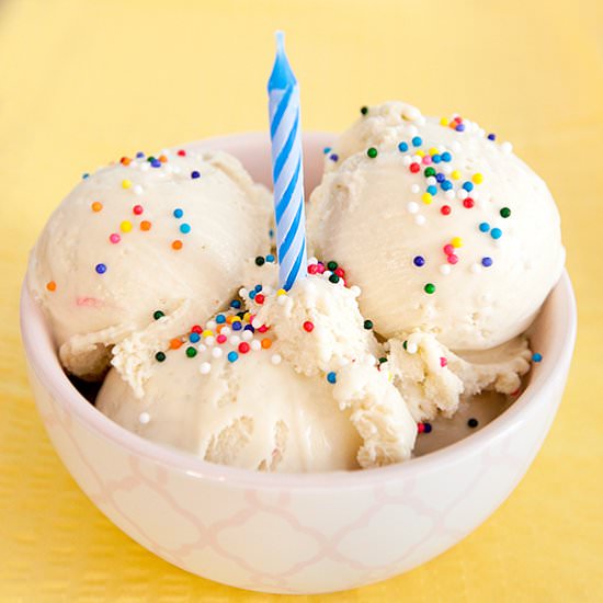 Cake Batter Ice Cream - Recipe photo by browniebites