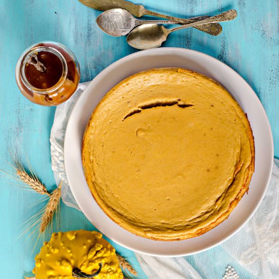 Spiced Pumpkin Cheesecake - Recipe photo by PastryWorkshop