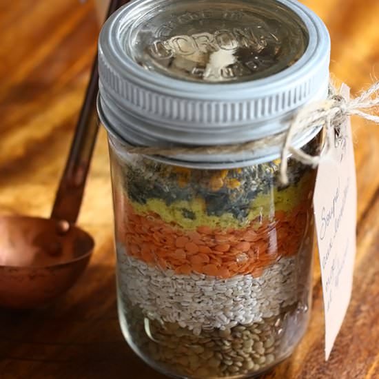 Fabulous Gift, Soup In A Jar - Recipe photo by fcottage