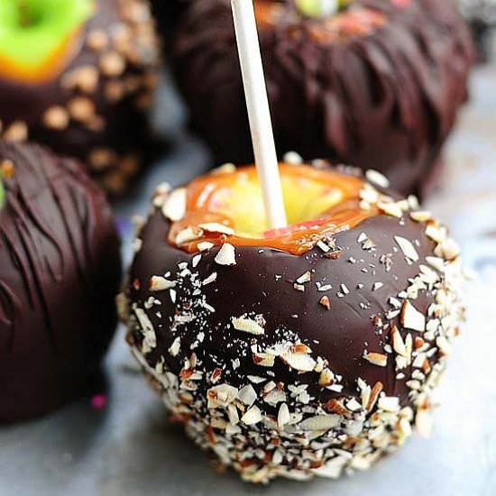 Chocolate Caramel Apples - Recipe photo by She Wears Many Hats