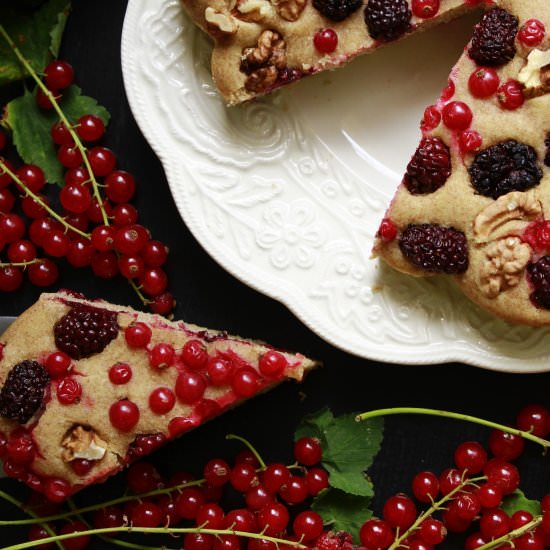 Fruit Cake with Walnut Oil - Recipe photo by delicious.blog
