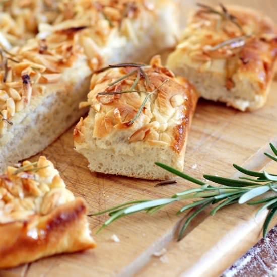 Almond Honey Cake with Rosemary - Recipe photo by flavouredwithlove