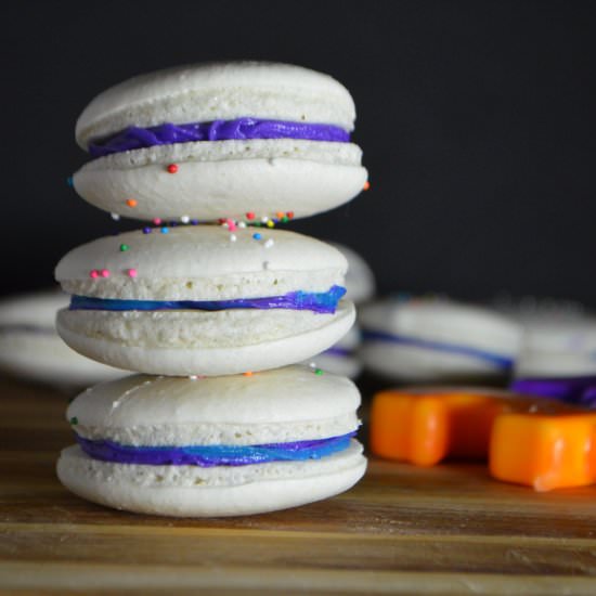 Vegan Birthday Cake Macarons - Recipe photo by AvocadosandAles