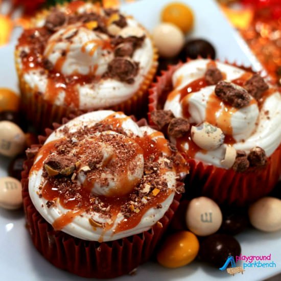 Caramel Pecan Apple Cupcakes - Recipe photo by PGPBMeghan
