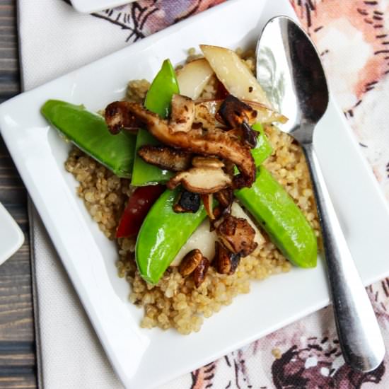 Pear and Snap Pea Salad - Recipe photo by BigHairandFoodieFare
